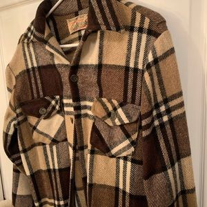 Vintage 100% Wool Plaid Jacket